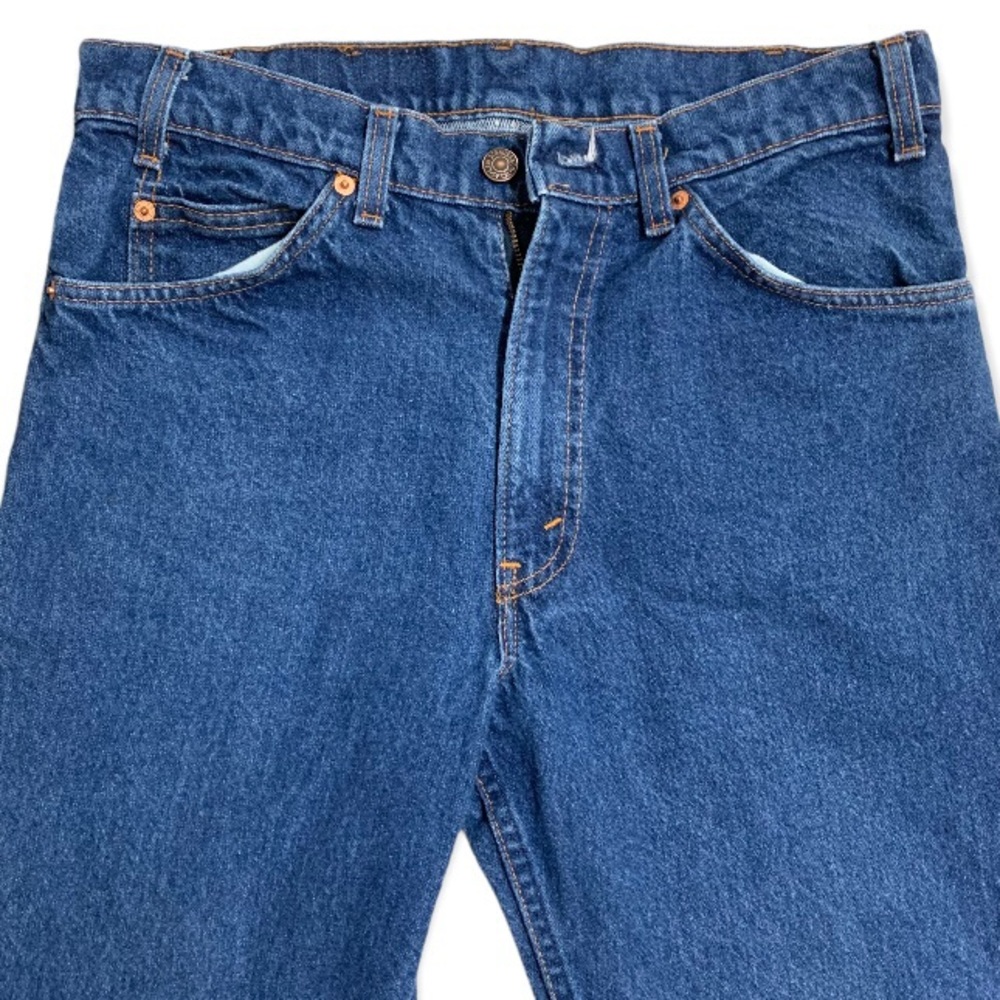 Vintage Mens Levis Orange Tab 509 Medium Wash Denim Blue Jeans Dungarees 33"x32" - Picture 3 of 6